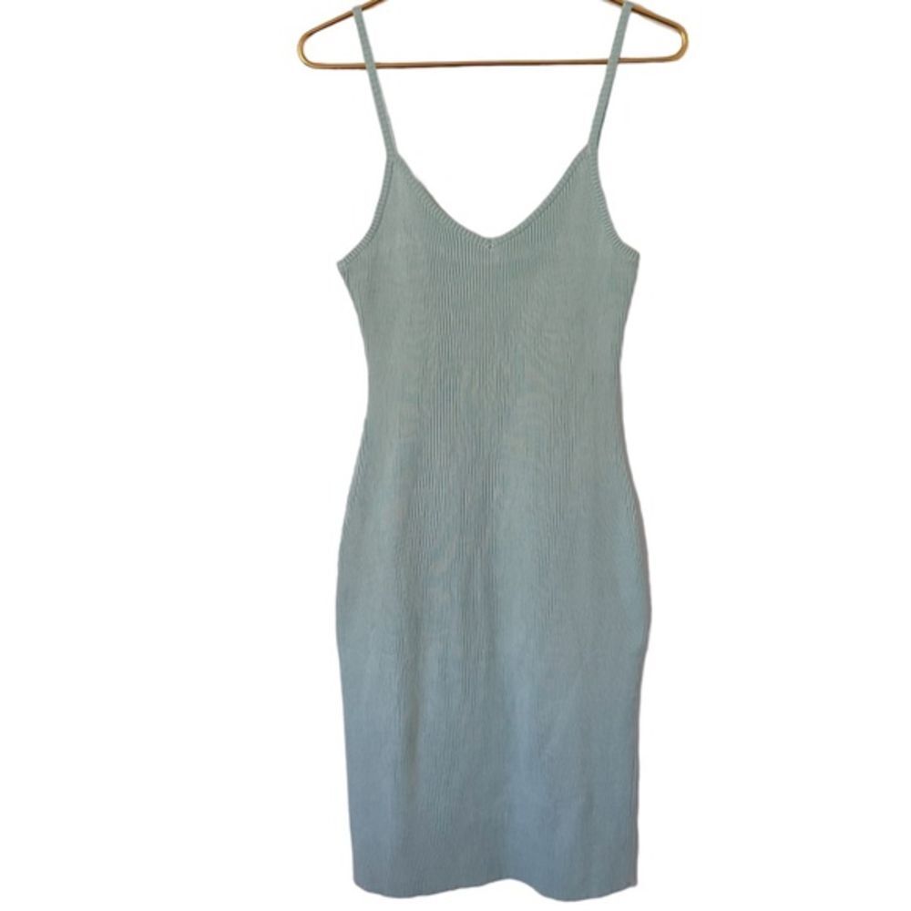 Miss Sparkling Ribbed Bodycon Dress, Size Large
